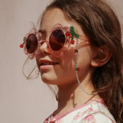 Konges Slojd Lunettes de soleil junior Glitter Rose Fleur (5-10 ans)