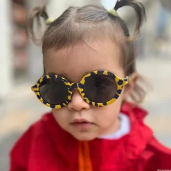 Lunettes de soleil Kiddos Lou Pattern yellow blue (3-5 ans) Lunettes De Soleil