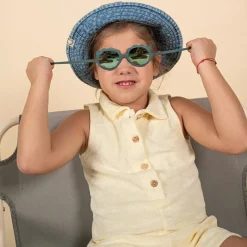 KI et LA Lunettes de soleil Lion vertes (2-4 ans)