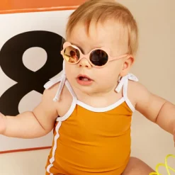 Outlet Lunettes de soleil Ourson Rose pêche (0-12 mois) Lunettes De Soleil