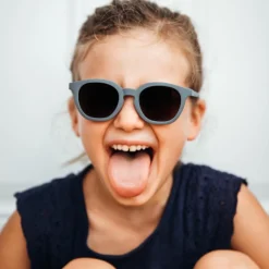 Online Lunettes de soleil Square Sunny Gris Minéral (4-6 ans) Lunettes De Soleil