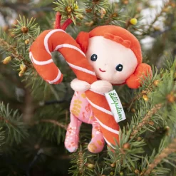 Lilliputiens Lutin de Noël Holy à suspendre phosphorescent