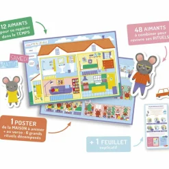 Auzou Editions Ma pochette d'aimants Mes p'tits rituels