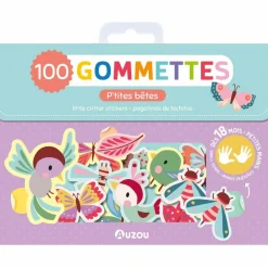 Clearance Ma pochette de 100 gommettes Les p'tites bêtes Activités Manuelles