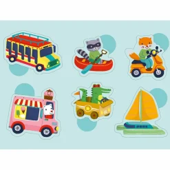 Auzou Editions Ma pochette de 100 gommettes Transports