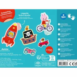 Auzou Editions Ma pochette de 100 gommettes Transports