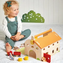 Janod Ma première ferme en bois (18 pièces)