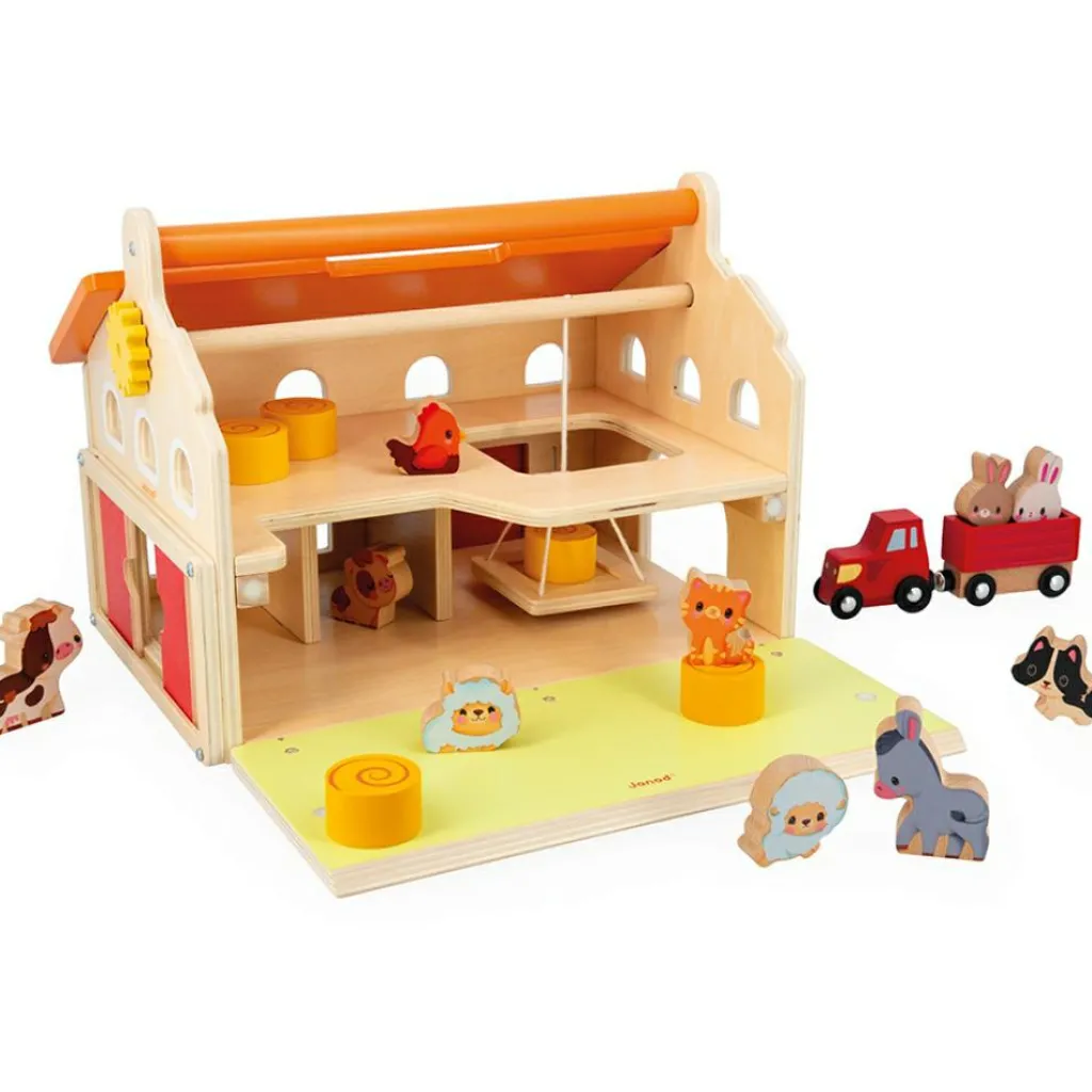 Janod Ma première ferme en bois (18 pièces)