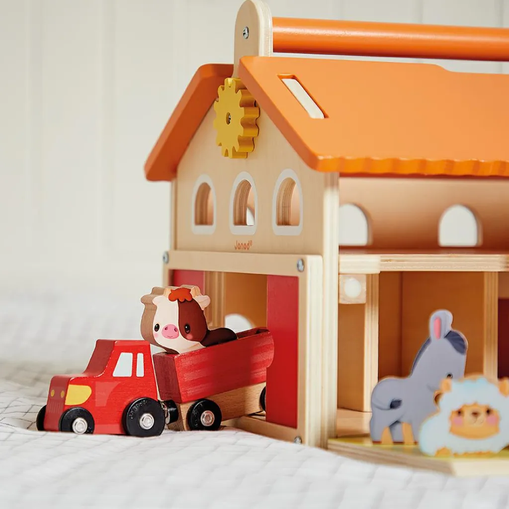 Janod Ma première ferme en bois (18 pièces)