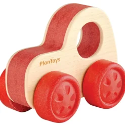 Discount Ma première voiture en bois d'hévéa rouge Petites Voitures, Véhicules Et Circuits