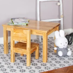 Outlet Ma table en bois naturel (4-7 ans) Table
