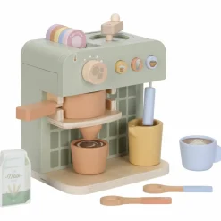 Clearance Machine à café en bois FSC Dînette Et Aliments Factices