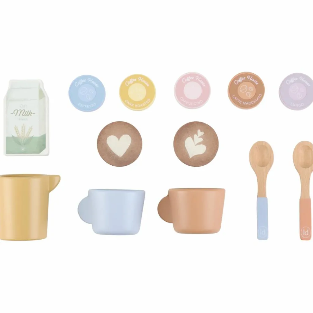 Clearance Machine à café en bois FSC Dînette Et Aliments Factices