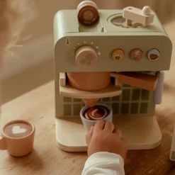 Clearance Machine à café en bois FSC Dînette Et Aliments Factices