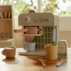 Clearance Machine à café en bois FSC Dînette Et Aliments Factices