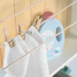 Tender Leaf Machine à laver avec accessoires en bois