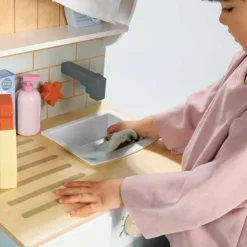 Tender Leaf Machine à laver avec accessoires en bois