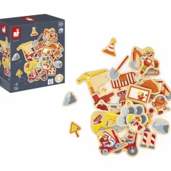 Discount Magnets Engins de chantier (24 pièces) Jeu Magnétique