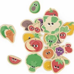 Janod Magnets Fruits et légumes (24 pièces)