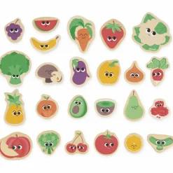 Janod Magnets Fruits et légumes (24 pièces)