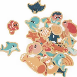 Janod Magnets Monde marin (24 pièces)