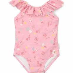 Little Dutch Maillot de bain 1 pièce à volants Ocean Treasures (3-4 ans)