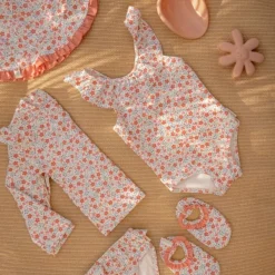 Sale Maillot de bain 1 pièce à volants Sunny Flowers (1-2 ans) Maillot De Bain