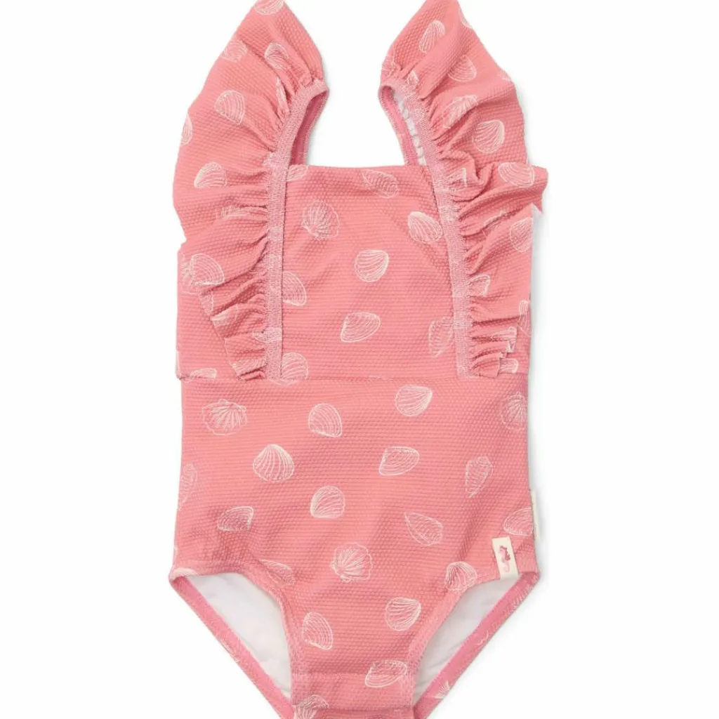 Online Maillot de bain 1 pièce à volants Ocean Treasures Pink (1-2 ans) Maillot De Bain