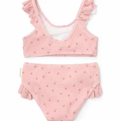 Little Dutch Maillot de bain 2 pièces à volants Sunny Flowers Blush (3-4 ans)