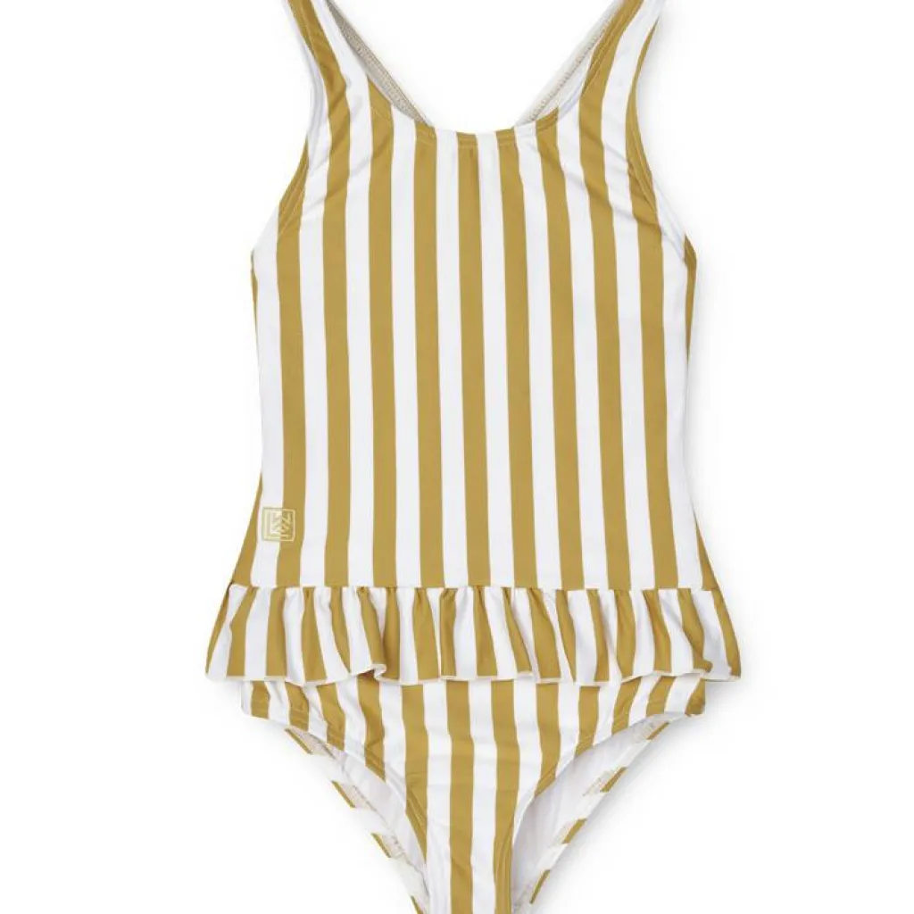 Liewood Maillot de bain Amara rayé Yellow mellow White (18-24 mois)