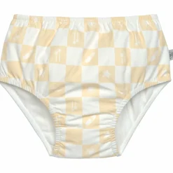 Maillot de bain couche Check Pattern vanille et écru (19-24 mois) Maillot De Bain