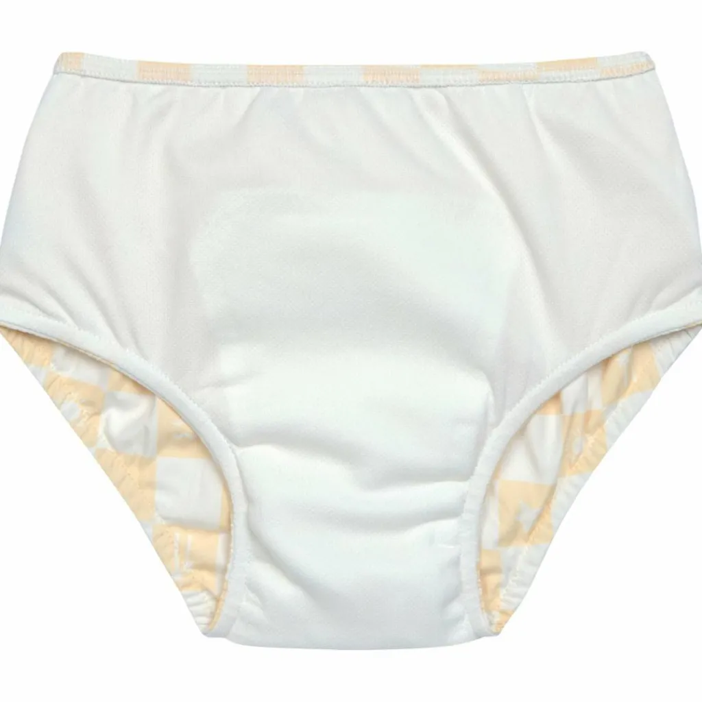 Maillot de bain couche Check Pattern vanille et écru (19-24 mois) Maillot De Bain