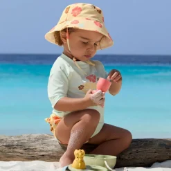 Lässig Maillot de bain couche Fleurs vanille (13-18 mois)