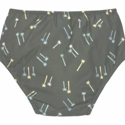Lässig Maillot de bain couche Palmiers olive foncé (13-18 mois)