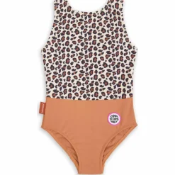 Clearance Maillot de bain Léopard (5-6 ans) Maillot De Bain