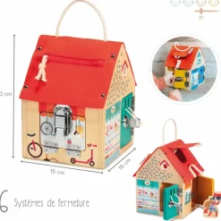 New Maison d'apprentissage à verrous Jeu De Motricité Fine