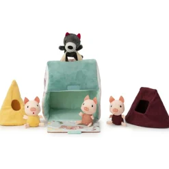 Hot Maison du loup et des 3 petits cochons Maison De Poupée Et Univers De Jeu