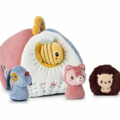 Lilliputiens Maison en tissu Jules et 4 hochets cachés