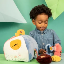 Lilliputiens Maison en tissu Jules et 4 hochets cachés