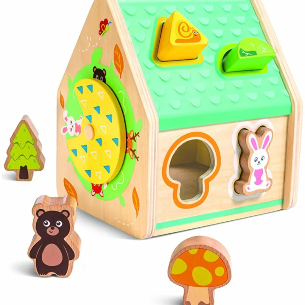 Hape Maison trieuse de formes Les amis de la forêt