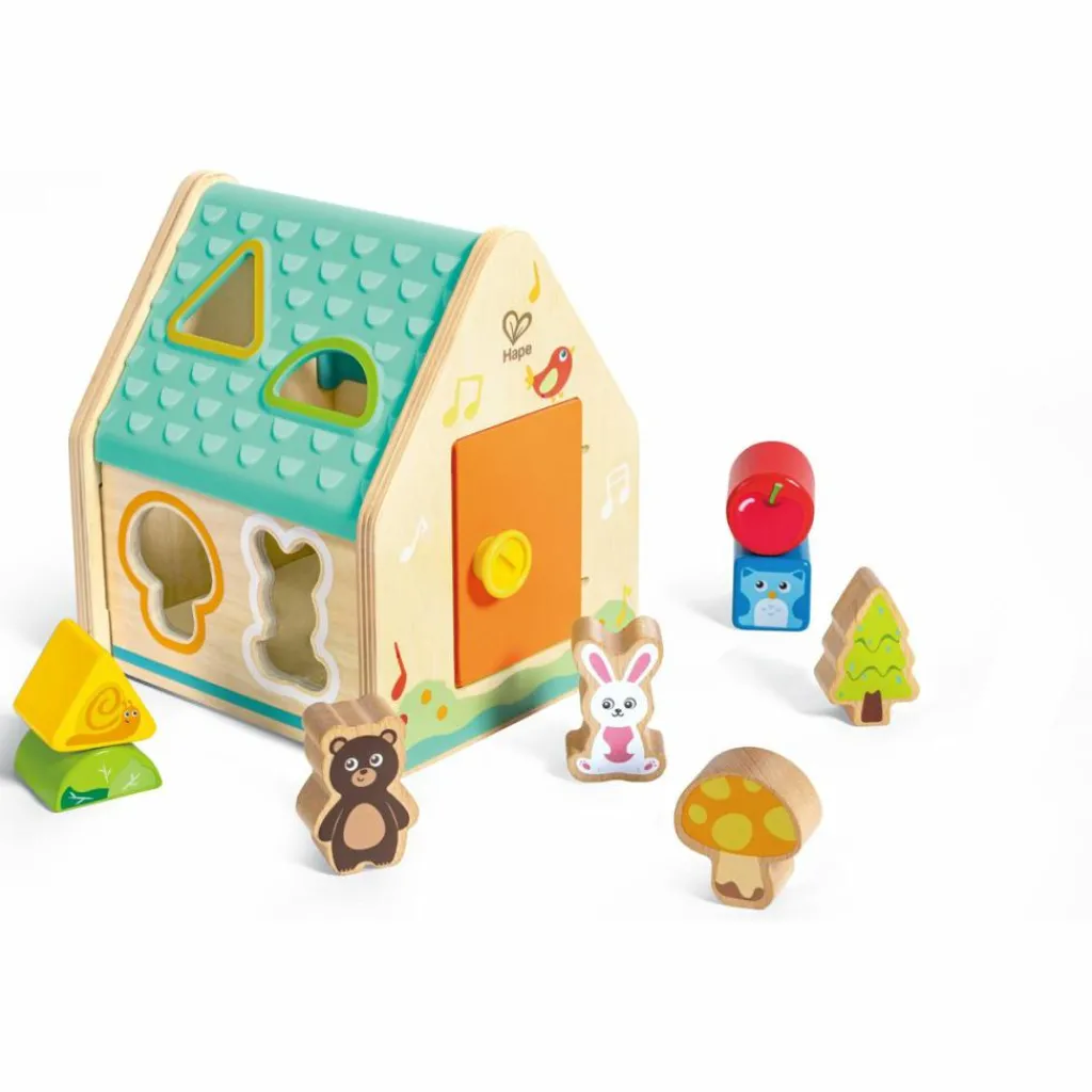 Hape Maison trieuse de formes Les amis de la forêt