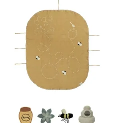 Lorena Canals Mallette textile Green Toy Nectar to honey