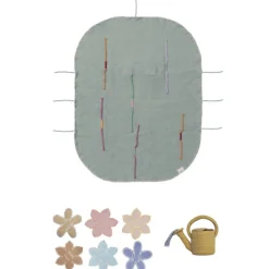 Best Mallette textile Green Toy Flower Garden Jeu De Motricité Fine