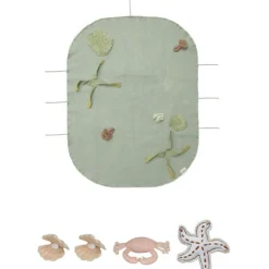 Lorena Canals Mallette textile Green Toy Under the sea