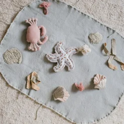 Lorena Canals Mallette textile Green Toy Under the sea