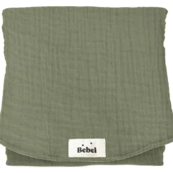 BEBEL Matelas à langer effet lin vert amande