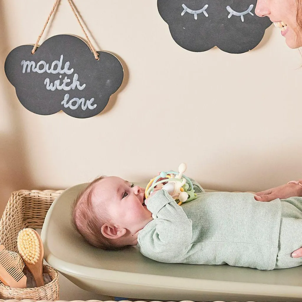 Sale Matelas à langer en mousse Softy vert (70 x 50 cm) Matelas À Langer