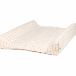 Outlet Matelas à langer Stories Édition limitée Powder mauve grid Matelas À Langer