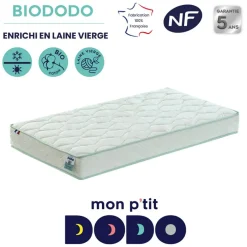 Hot Matelas Biododo (60 x 120 cm) Enfant Matelas Lit Bébé