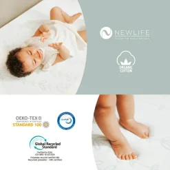 Outlet Matelas Cosy'lite antibactérien (60 x 120 cm) Enfant Matelas Lit Bébé